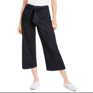Oat Wide Leg Tie Waist Jeans‎ NWT